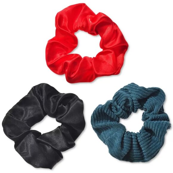 Inc International Concepts 3-Pc. Mixed Hair Scrunchie Set in Multi NWT MSRP $25 - Picture 1 of 4